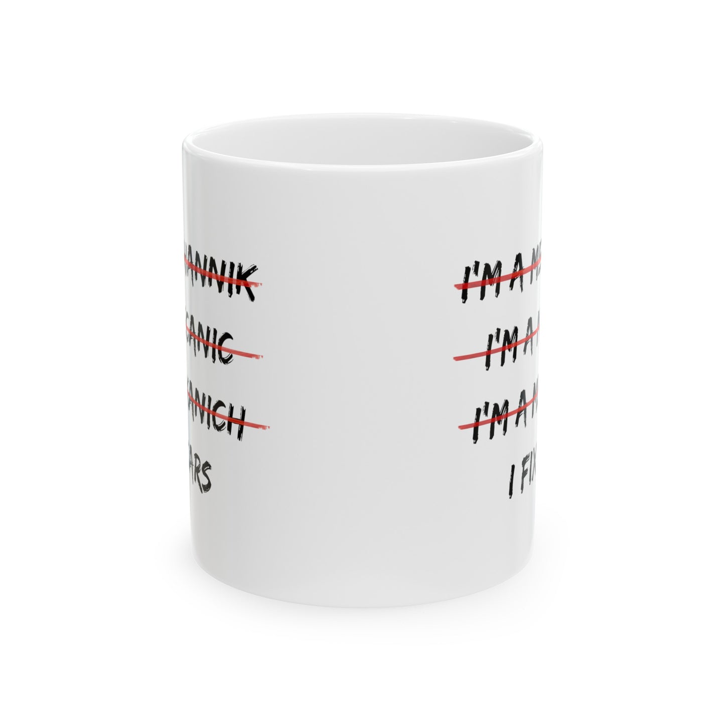 Taza de café mecánico divertido