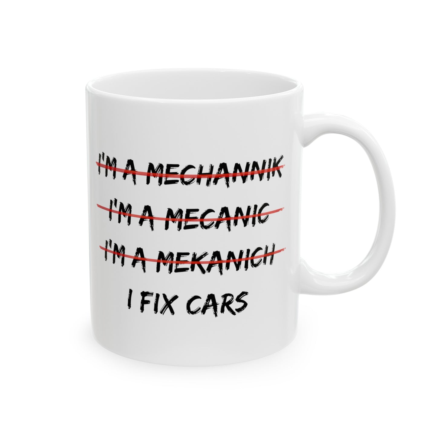Taza de café mecánico divertido