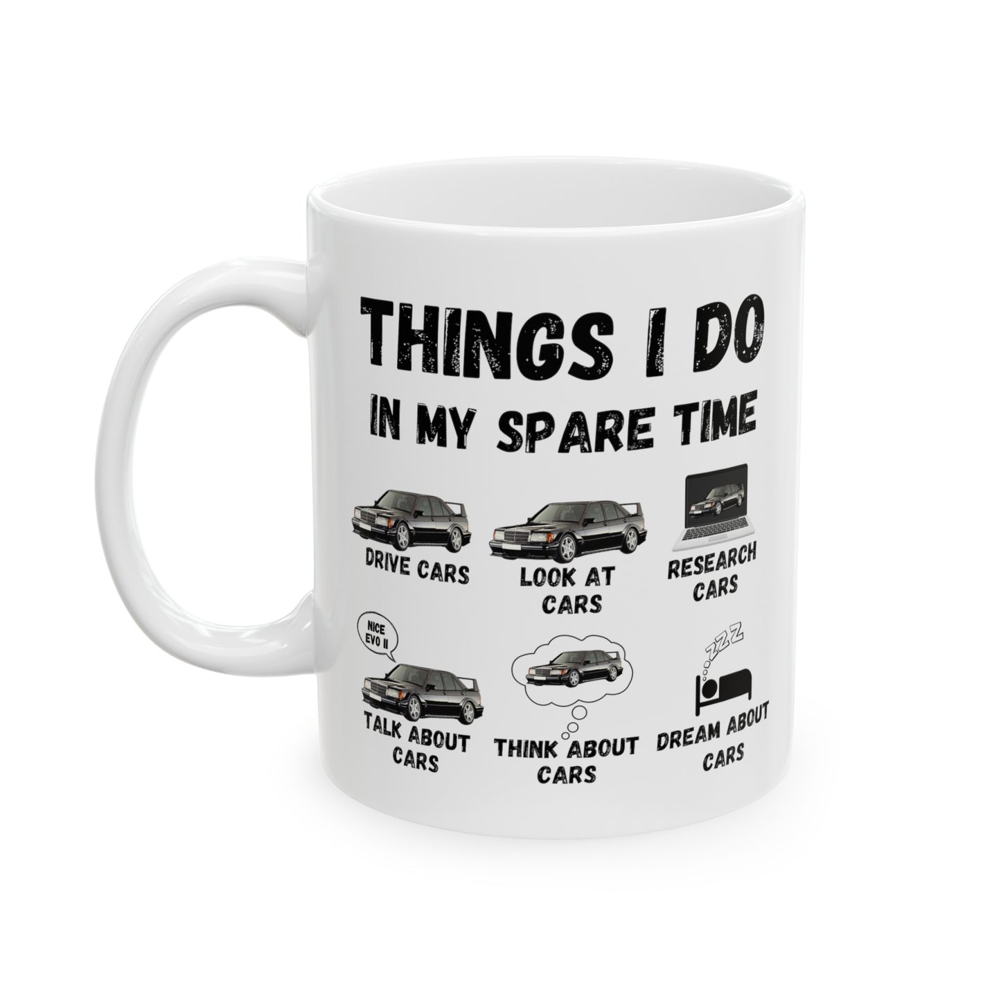 Taza De Café Cosas que hago en mi tiempo libre "190e EVO II"