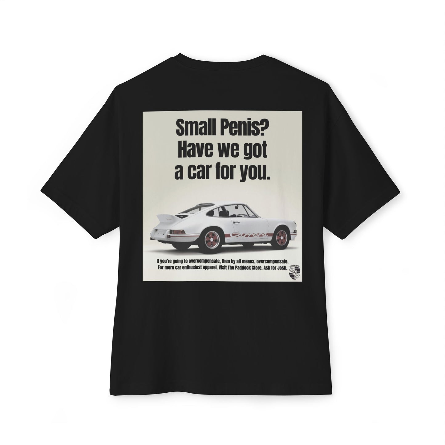 Porsche 911 "Overcompensate" Classic Ad T-shirt