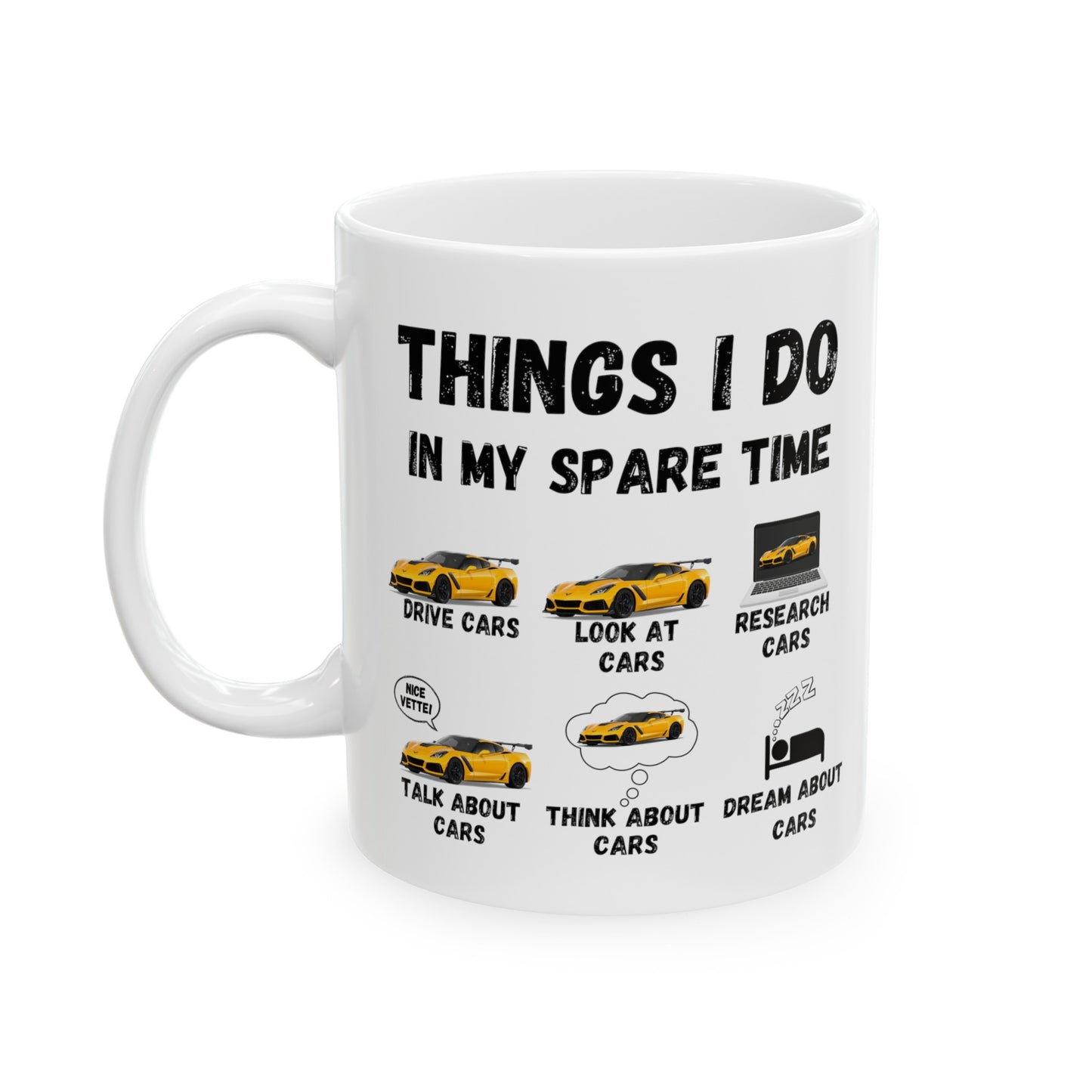 Things I Do In My Spare Time "Corvette C7 ZR1" Coffee Mug