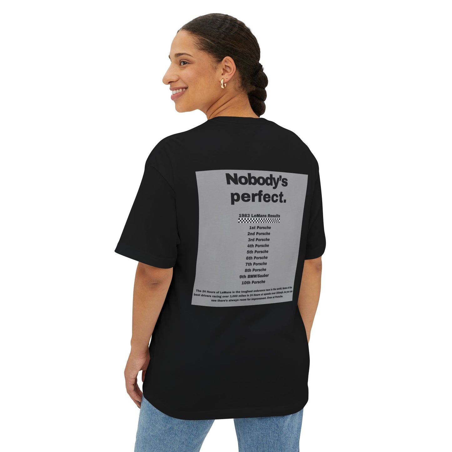 Nobody's Perfect Porsche Le Mans T-shirt