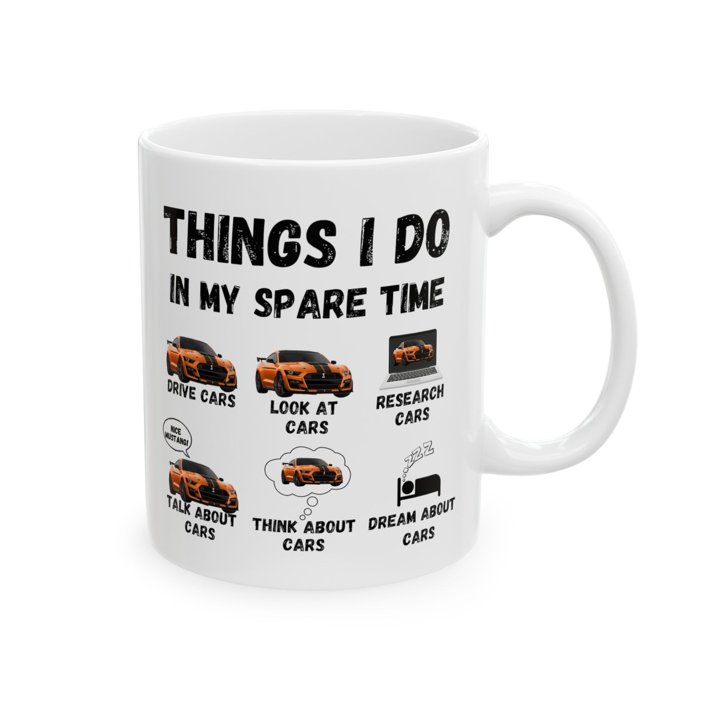 Things I Do In My Spare Time "Shelby GT500" Coffee Mug