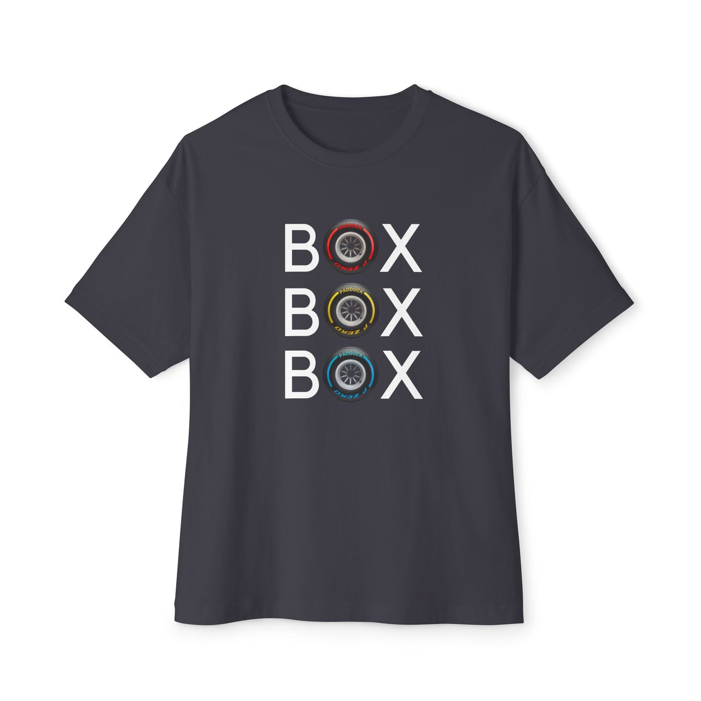 BOX BOX BOX F1 Tire T-shirt