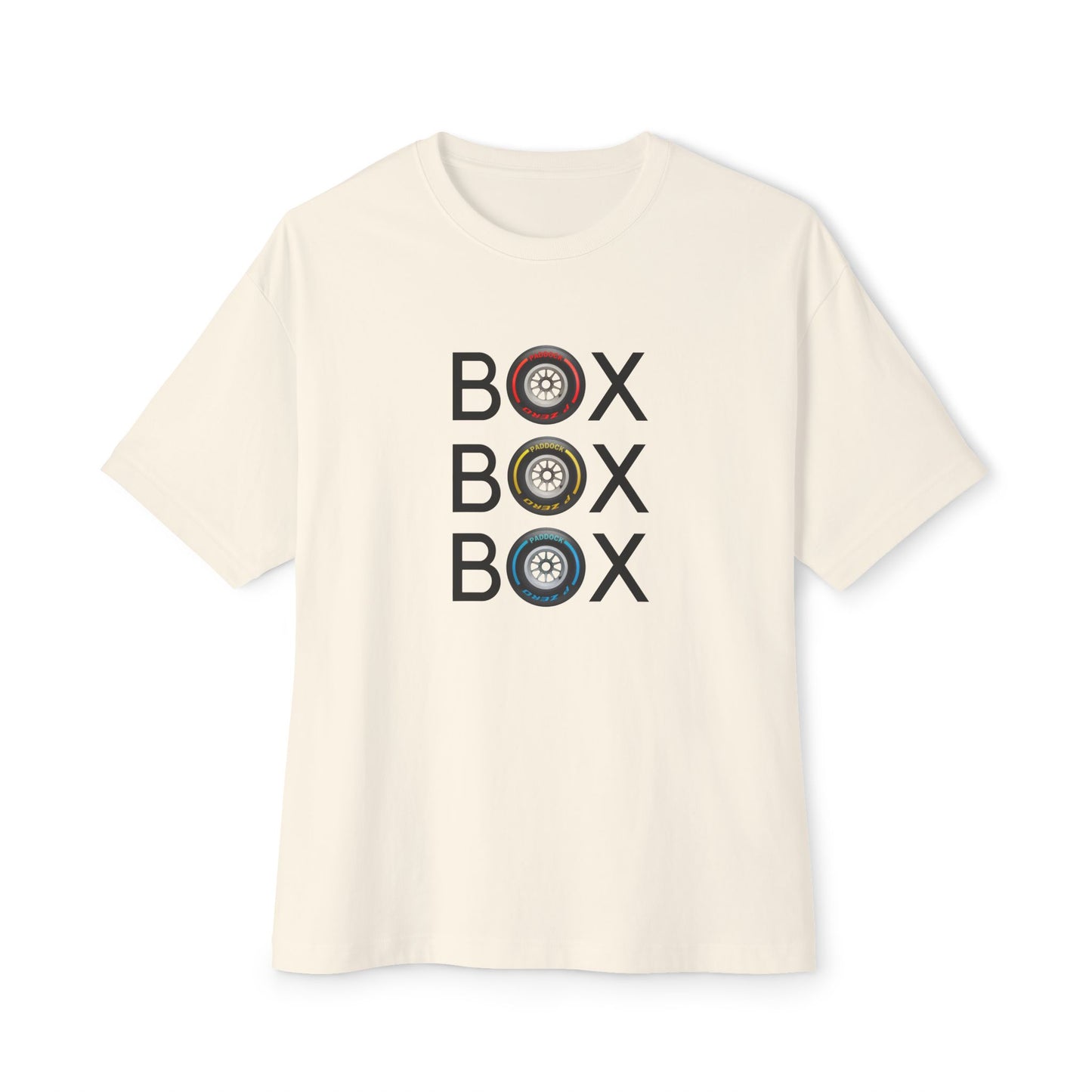 BOX BOX BOX F1 Tire T-shirt