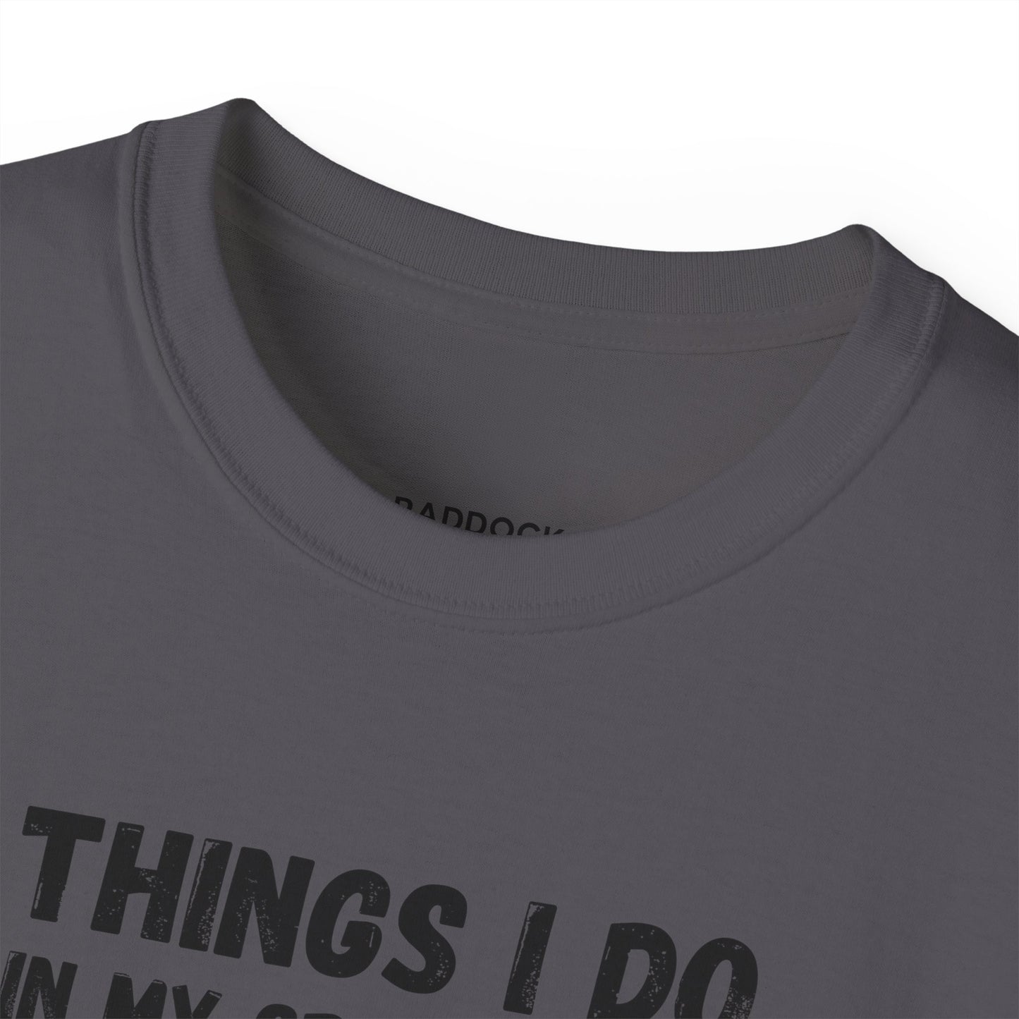 Things I Do In My Spare Time Red Porsche T-shirt