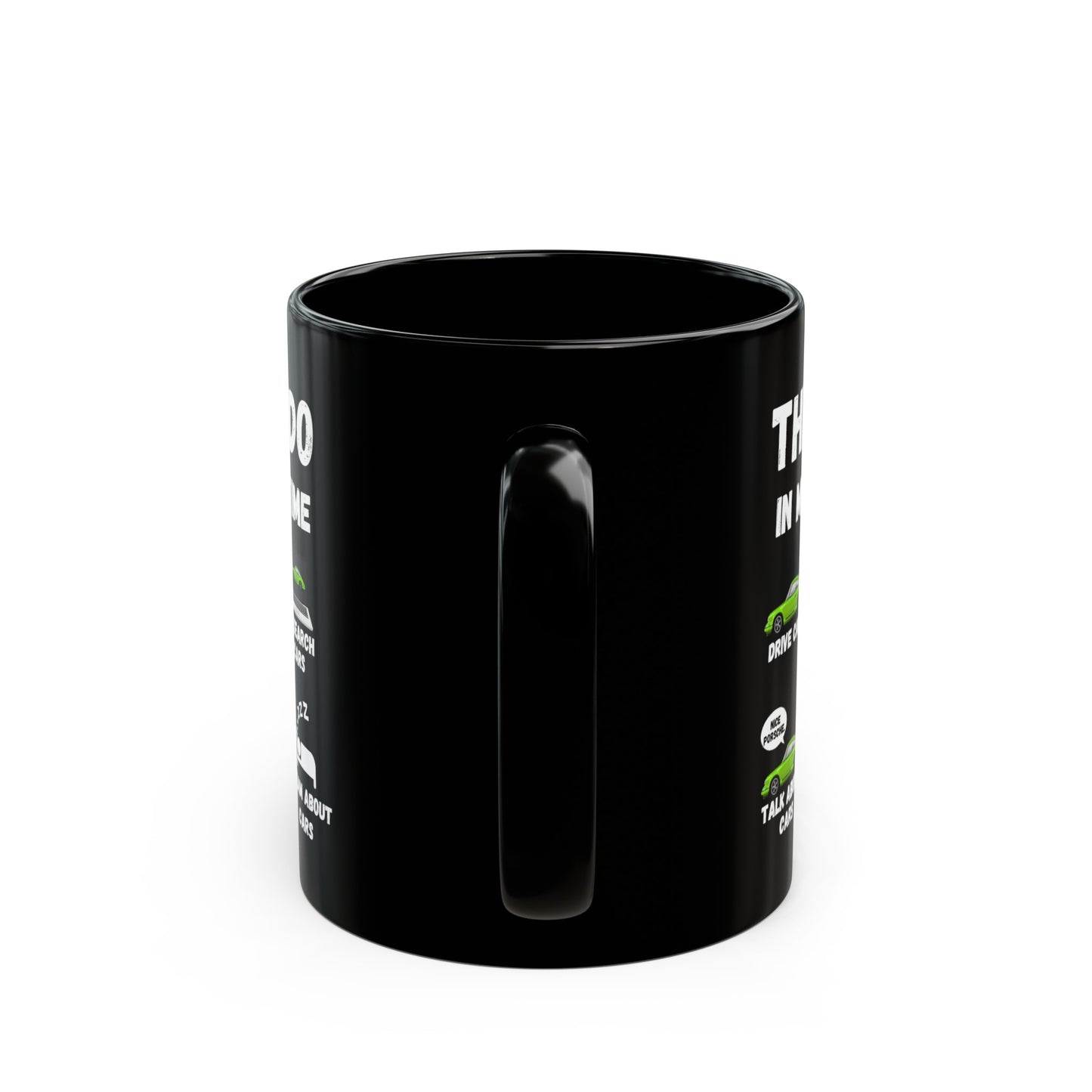 Things I Do In My Spare Time "Green Porsche 911" Mug