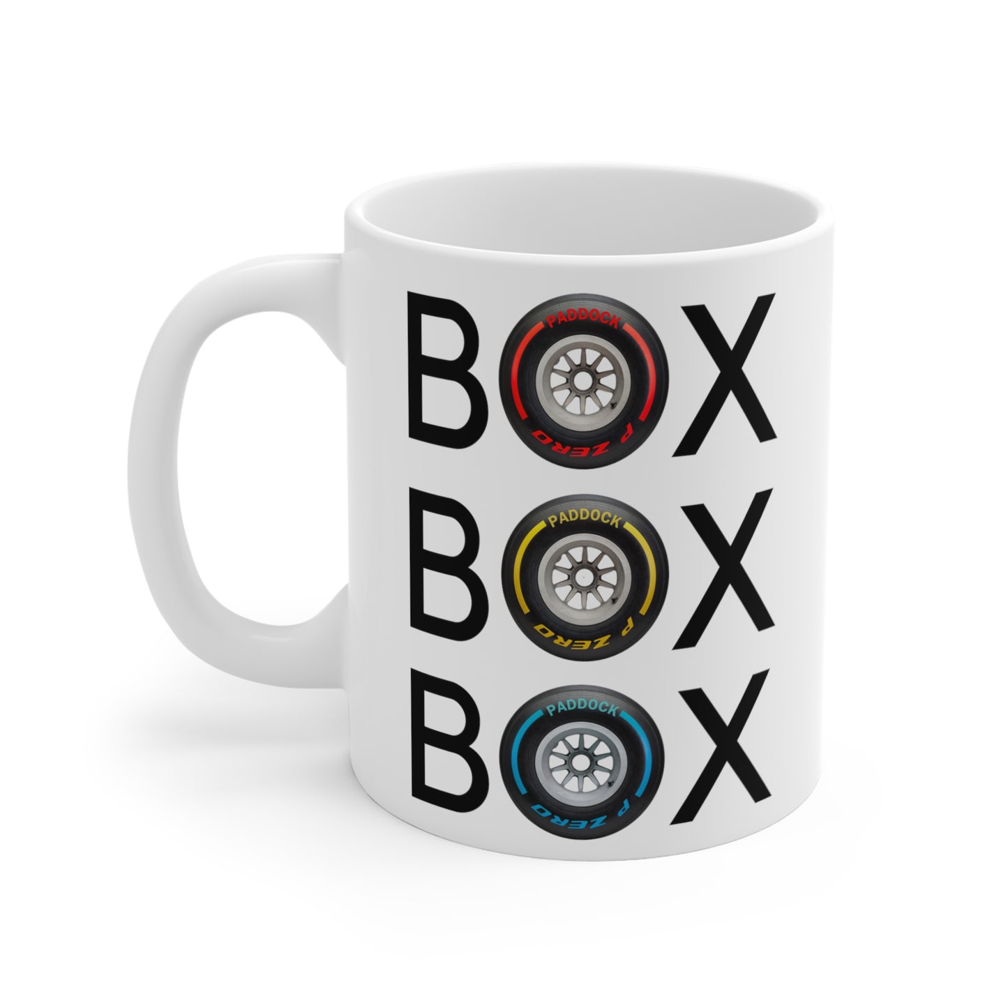 Box Box Box Formula 1 Coffee Mug