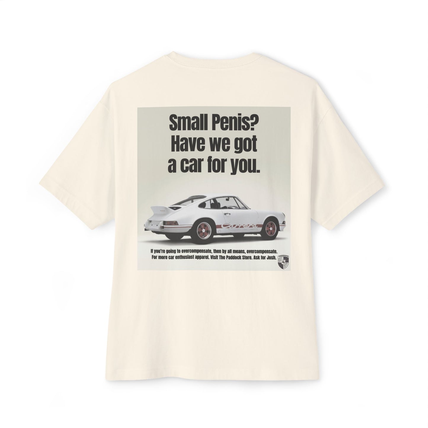 Porsche 911 "Overcompensate" Classic Ad T-shirt