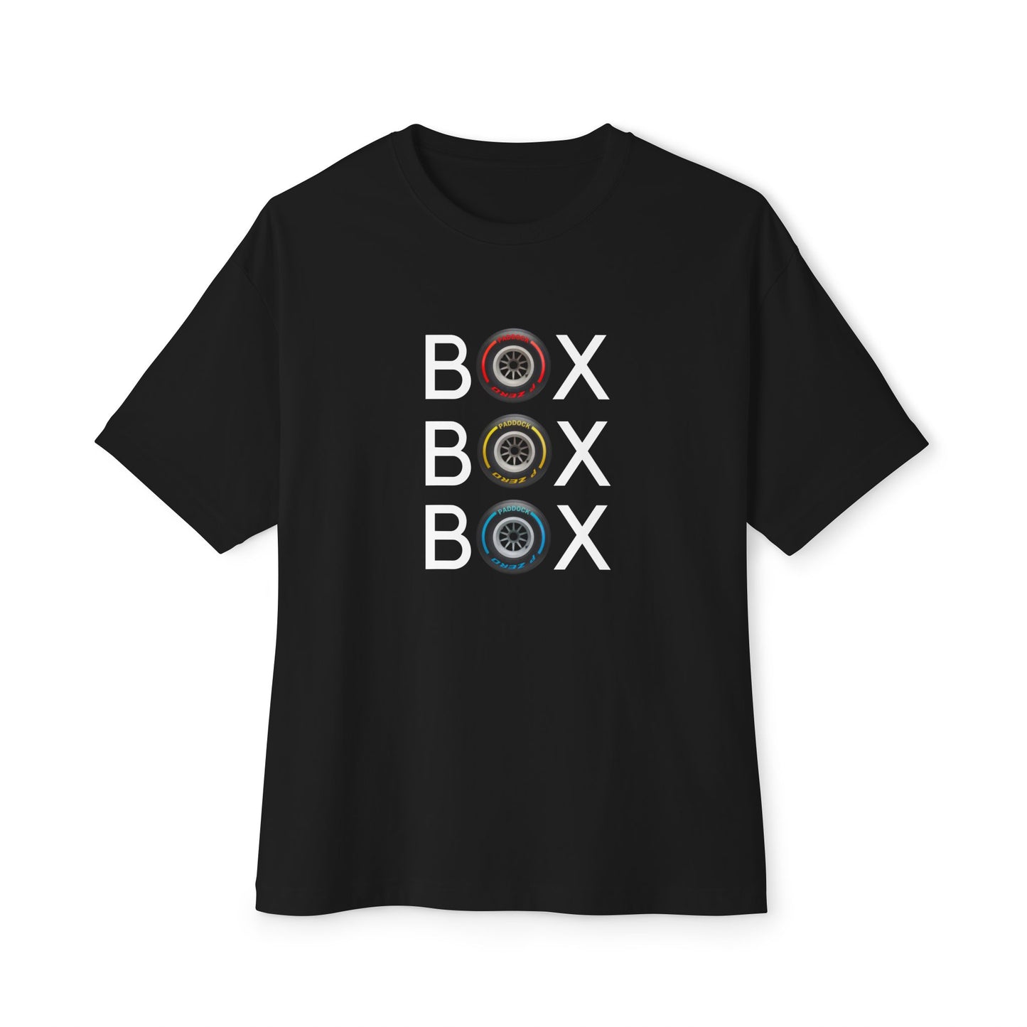 BOX BOX BOX F1 Tire T-shirt