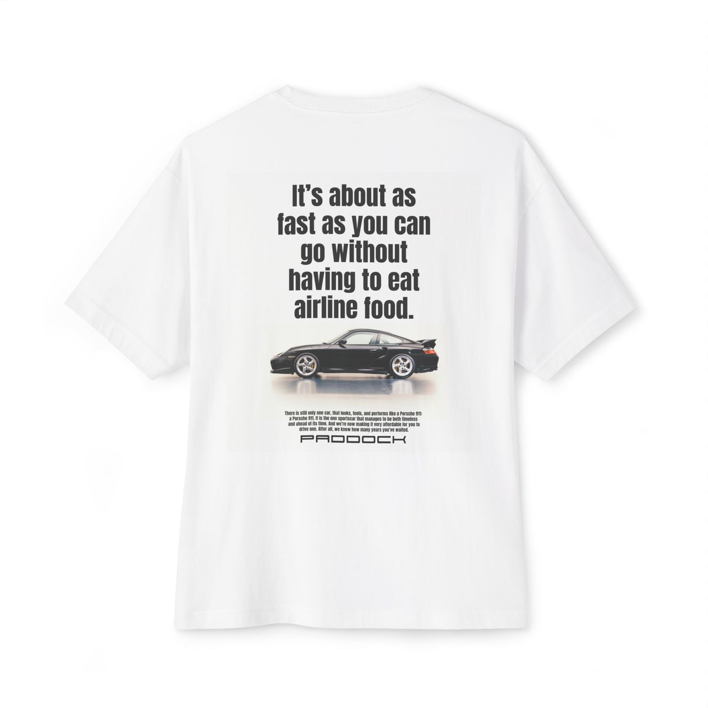 Porsche 996 Turbo "Airline Food" Classic Ads Tee